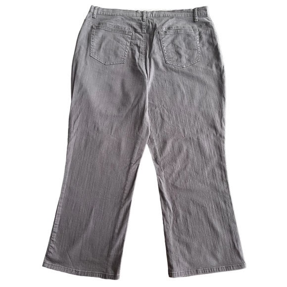 Gray Jeans L.A. Blues Stretch Jeans Plus Size 20 W Short Length Dressy Casual - Picture 5 of 12